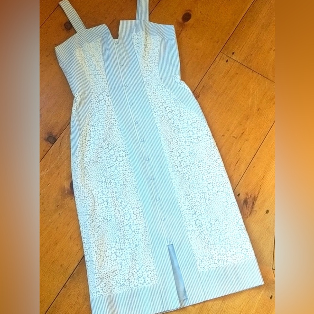 BCBG LACE TOP INSET DRESS - Picture 3 of 11